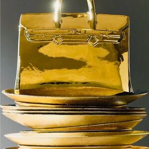 Gold Design Coin Handbag